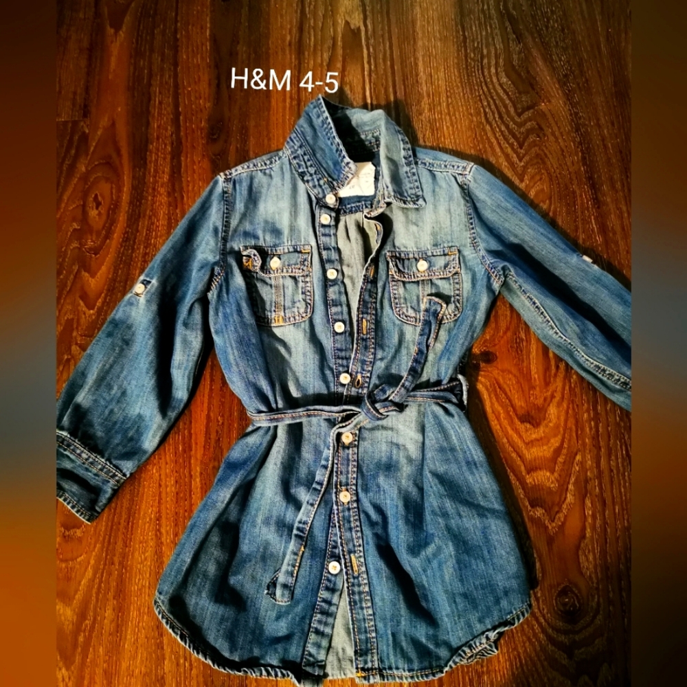 H&M jean dress size 4/5